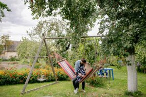 Pärchen in Hängematte